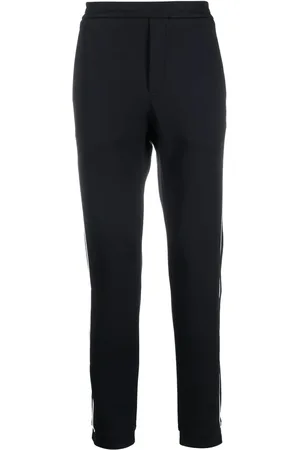 Emporio Armani Pantalones rectos con raya lateral