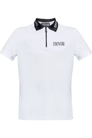 VERSACE Polo con logo estampado