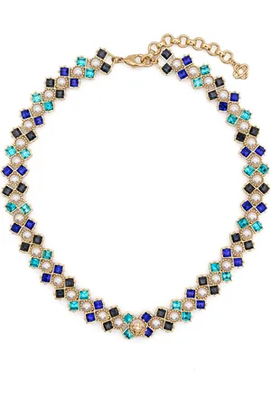 Casablanca Collar con aplique de cristales