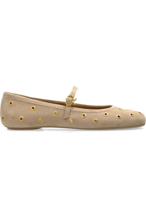 Gianvito Rossi Bailarinas con tira del logo