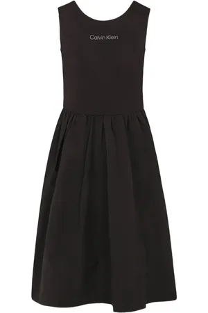 Calvin Klein Vestido con logo estampado