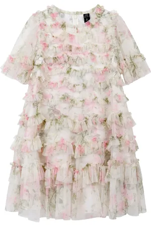 Needle & Thread Vestido All-over-Rose