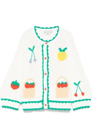 Stella McCartney Cárdigan con fruta bordada