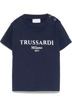 Trussardi Camiseta con logo estampado