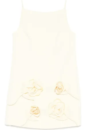 Self-Portrait Vestido con apliques florales