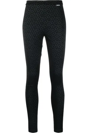 VERSACE Leggins La Greca de talle bajo
