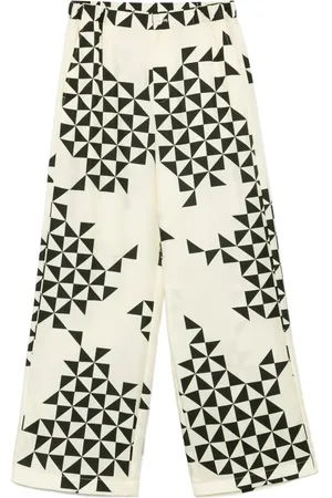 JNBY by JNBY Pantalones con estampado geométrico