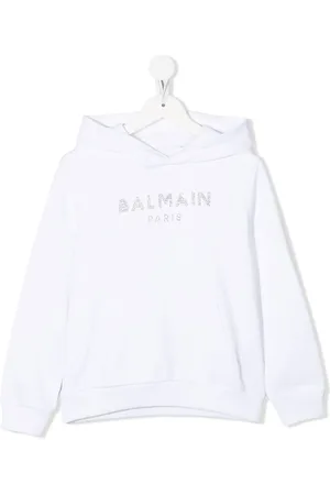 Balmain Sudadera con capucha y logo