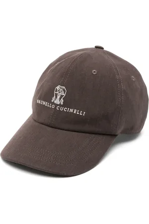 Brunello Cucinelli Gorra con logo bordado