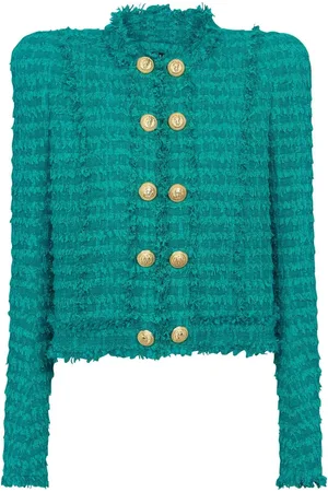 Balmain Chaqueta de tweed con botones