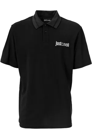 Roberto Cavalli Polo con logo bordado