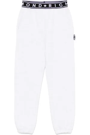 John Richmond Pantalones de chándal con logo en la cinturilla