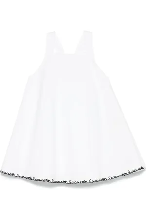 Simonetta Vestido con logo bordado