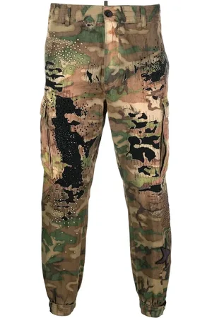 Dsquared2 Pantalones con motivo militar
