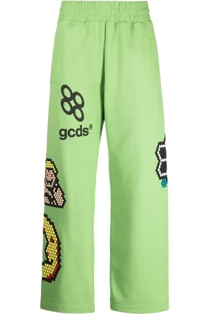 GCDS Pantalones de chándal Plush anchos