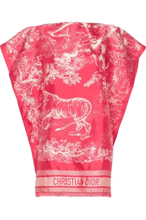 Dior Poncho con estampado Toile De Jouy