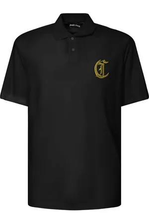 Roberto Cavalli Polo con logo bordado