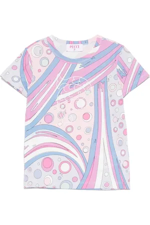 PUCCI Junior Camiseta con estampado Fontane