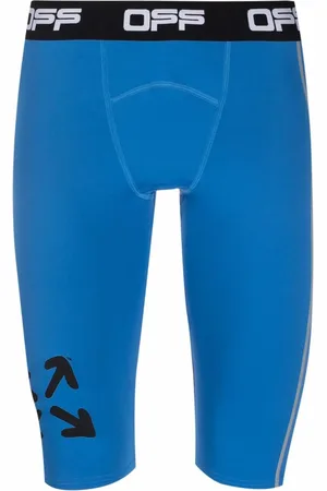 OFF-WHITE Pantalones cortos de compresión con logo Arrow
