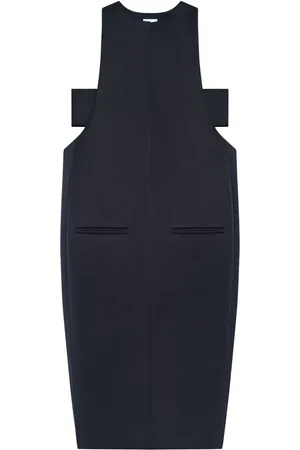Courrèges Vestido midi Scuba