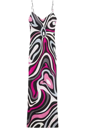 Puccini Vestido con estampado Marmo