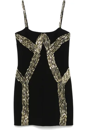 LOULOU Vestido corto con detalle con cuentas
