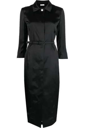 Thom Browne Vestido camisero con cinturón