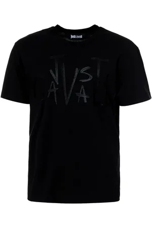 Roberto Cavalli Camiseta con logo bordado