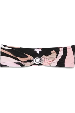 Puccini Top de bikini con estampado Onde