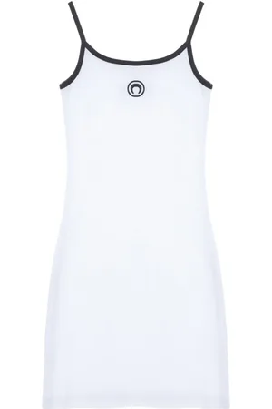 Marine Serre Vestido corto con logo Moon