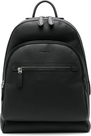 santoni Mochila de piel