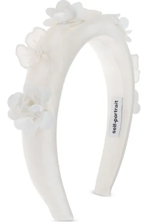 Self-Portrait Diadema con apliques florales