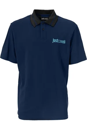 Roberto Cavalli Polo con logo bordado
