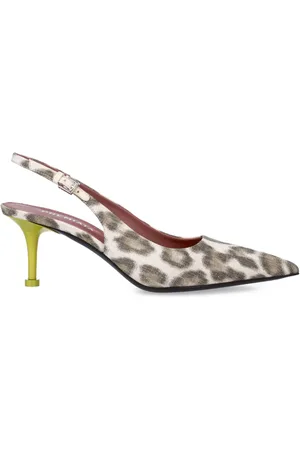 Premiata Zapatos de tacón con estampado de leopardo