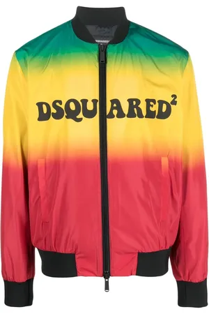 Dsquared2 Chaqueta con logo y cremallera