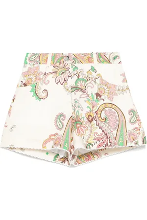 Etro Bermudas con motivo de cachemira