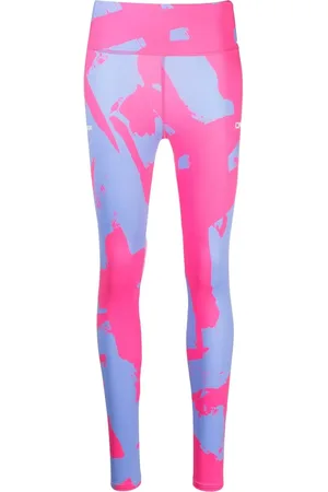 OFF-WHITE Leggins de talle alto estampados