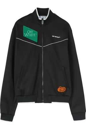 OFF-WHITE Chaqueta de chándal con logo bordado y cremallera