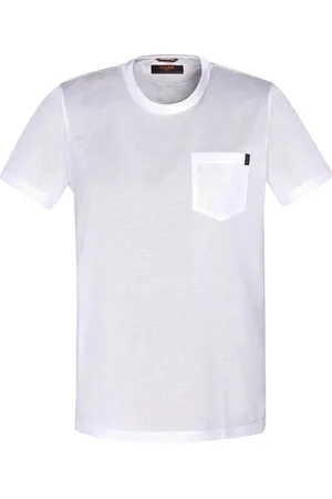MOORER Camiseta con bolsillo en el pecho