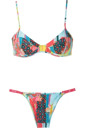 AMIR SLAMA Bikini estampado
