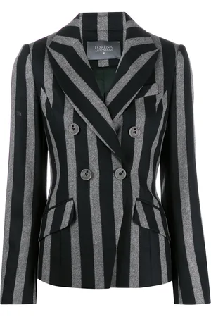 LORENA ANTONIAZZI Blazer con motivo de rayas