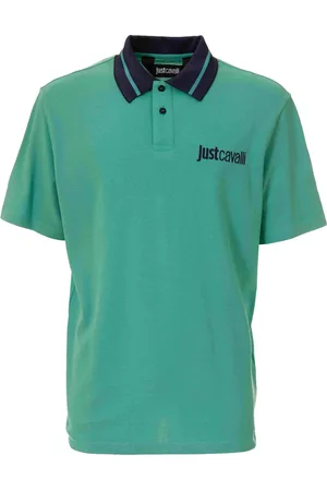 Roberto Cavalli Polo con logo bordado
