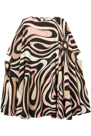 Puccini Vestido con estampado Marmo