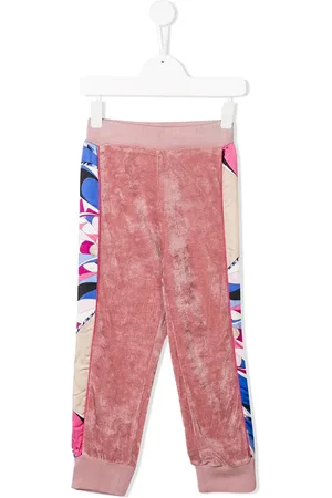 PUCCI Junior Pantalones de chándal con estampado lateral