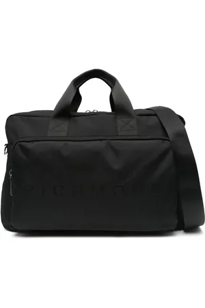 John Richmond Bolso de viaje con logo estampado