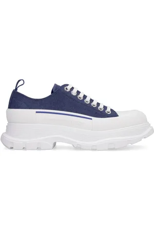 Alexander McQueen Zapatillas con cordones y plataforma