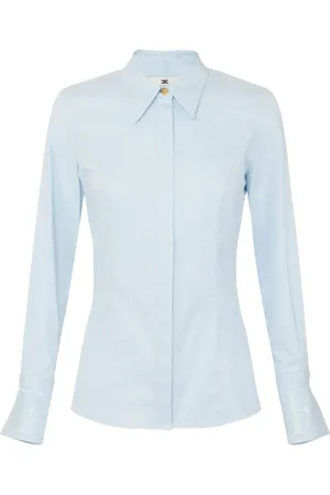 Elisabetta Franchi Camisa con logo bordado