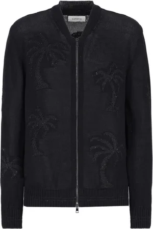 LANEUS Chaqueta con palmeras bordadas