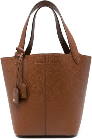 Elisabetta Franchi Bolso shopper pequeño con charm del logo