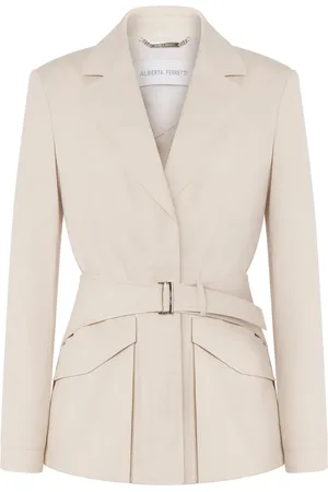 Alberta Ferretti Blazer con cinturón